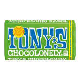 Tony's Chocolonely - Cioccolato fondente con mandorle e sale marino 90g