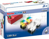 fischertechnik LED Set 533877 – Set completo con 2 LED arcobaleno e 2 LED bianchi, per effetti di luce più intensi