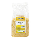 Miglio biologico 1 kg, cereali biologici ricchi di fibre e minerali, chicchi di miglio giallo da consumo, confezione ideale per la famiglia