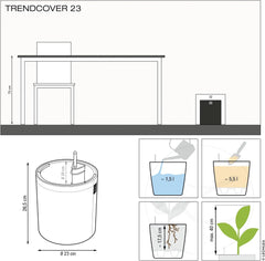 LECHUZA TRENDCOVER 23 Plută închisă naturală 14181