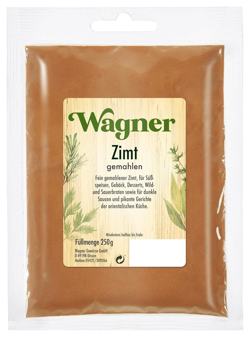 Scorțișoară măcinată (1 X 250 G) Condimente Naty Shop 1