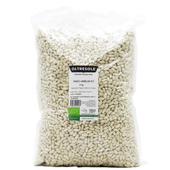 , Fagioli cannellini Bio 5 kg, legumi biologici da coltivazione controllata, ricchi di Cereali Naty Shop Default Title