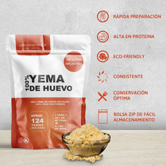 Serman Nutricion Bio Tuorlo d'Uovo in Polvere - Senza glutine, senza lattosio
