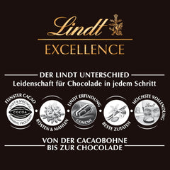 Lindt Excellence Sweet Salted Wood - Tavoletta Cioccolato Fondente 100g - Gusto Intenso Di Cacao