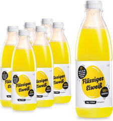 Marca di albume d'uovo liquido - 6x1kg Proteine naturali al 100%.