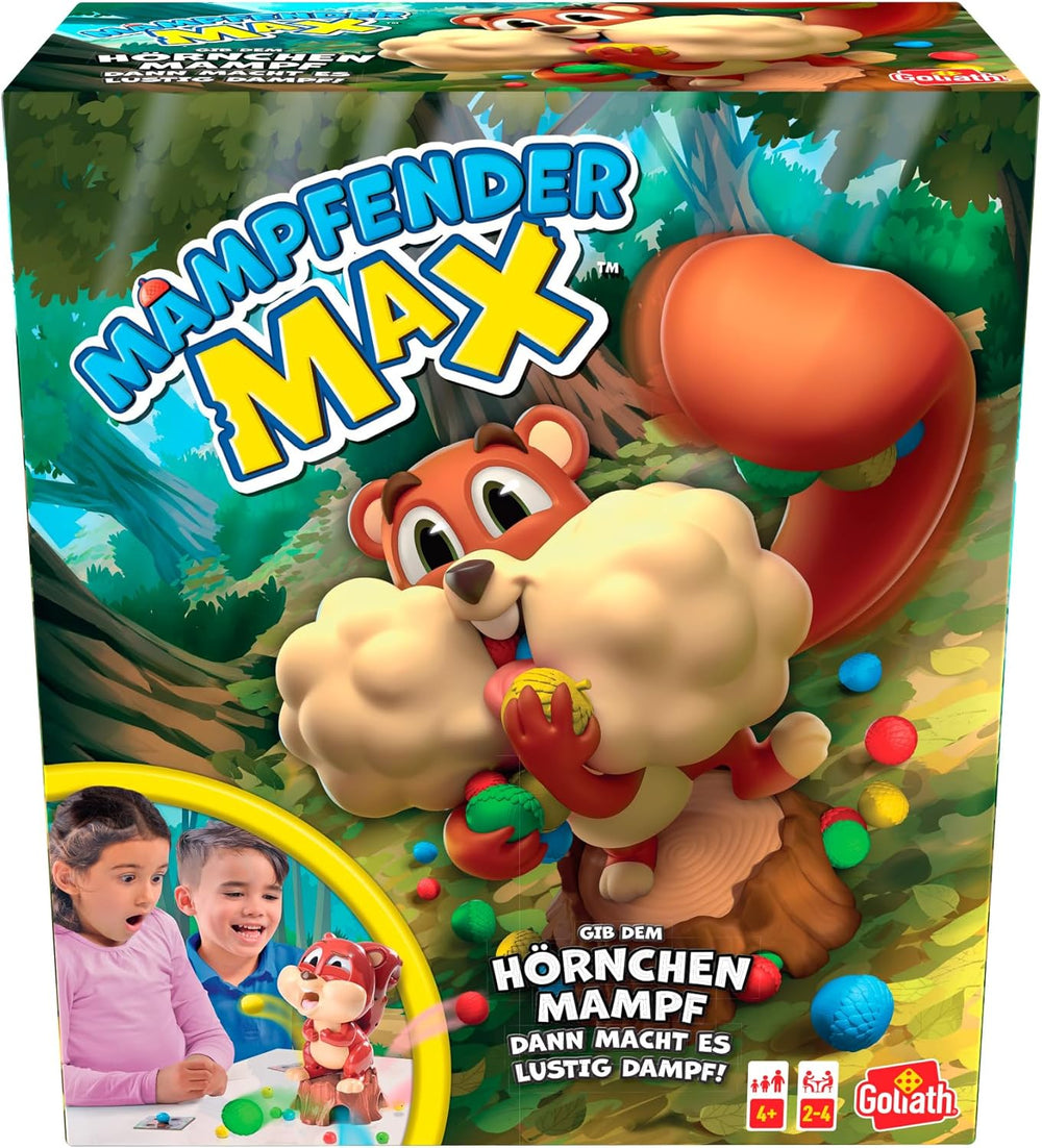 Goliath Munching Max, Giochi da tavolo per bambini 4+, Gioco di società da 2 a 4 giocatori, Gioco divertente per bambini, Gioca con la famiglia o gli amici