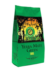 Yerba „BIO” 400 g Ceai Mate organic, organic, stimulent natural și energizant cu cofeină, ceai Yerba Mate cu fructe, ceai Mate foarte bogat în cofeină, de înaltă calitate
