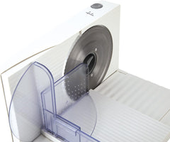 JECF0300 Affettatrice Elettrica Compatta, Lama Removibile in Acciaio Inox, Diametro 170mm, Controllo Spessore da 0 a 15mm, 150W Grattugie e Affettatrici Naty Shop