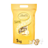 Cioccolata Lindt | Borsa per cheesecake LINDOR | 1kg| 80 palline di cioccolato bianco al latte con ripieno di cheesecake che si scioglie in bocca | Regalo di cioccolato da condividere