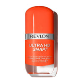 Revlon Ultra HD Snap Smalto per unghie Formula vegana a lunga durata Asciugatura rapida One Coat Colore a copertura totale (8 ml) Hot Stuff (007) Unisex