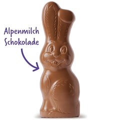 Milka Smiling Bunny Alpine Milk Design Edition - Cioccolato pasquale con 3 diversi design - 24 x 45 g