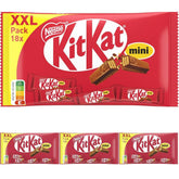 Batoane de ciocolată Nestlé Mini XXL, batoane crocante cu ciocolată cu lapte și napolitană crocantă, pachet de 4 (1 x 301g)