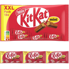 Nestlé Mini XXL Barrette di cioccolato Barrette di wafer croccanti al cioccolato al latte Confezione da 4 (1 x 301 g)