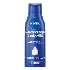 NIVEA Latte Ricco Corpo, 250 ml Cosmetica e Bellezza Naty Shop