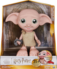 Wizarding World Harry Potter - Bambola interattiva Dobby House Elf con oltre 30 suoni, frasi e movimenti, Tedesco-Italiano, Giocattolo per 6 anni, Fan Article Dolls Naty Shop Titolo predefinito