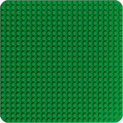 Pannello da costruzione LEGO DUPLO verde, Giocattolo da costruzione per bambini a partire da 18 mesi, Per esporre modelli, Permette ai bambini in età prescolare di costruire in modo creativo e giocare con fantasia, Giocattolo educativo 10460 Set da costruzione Besuche den LEGO-Store