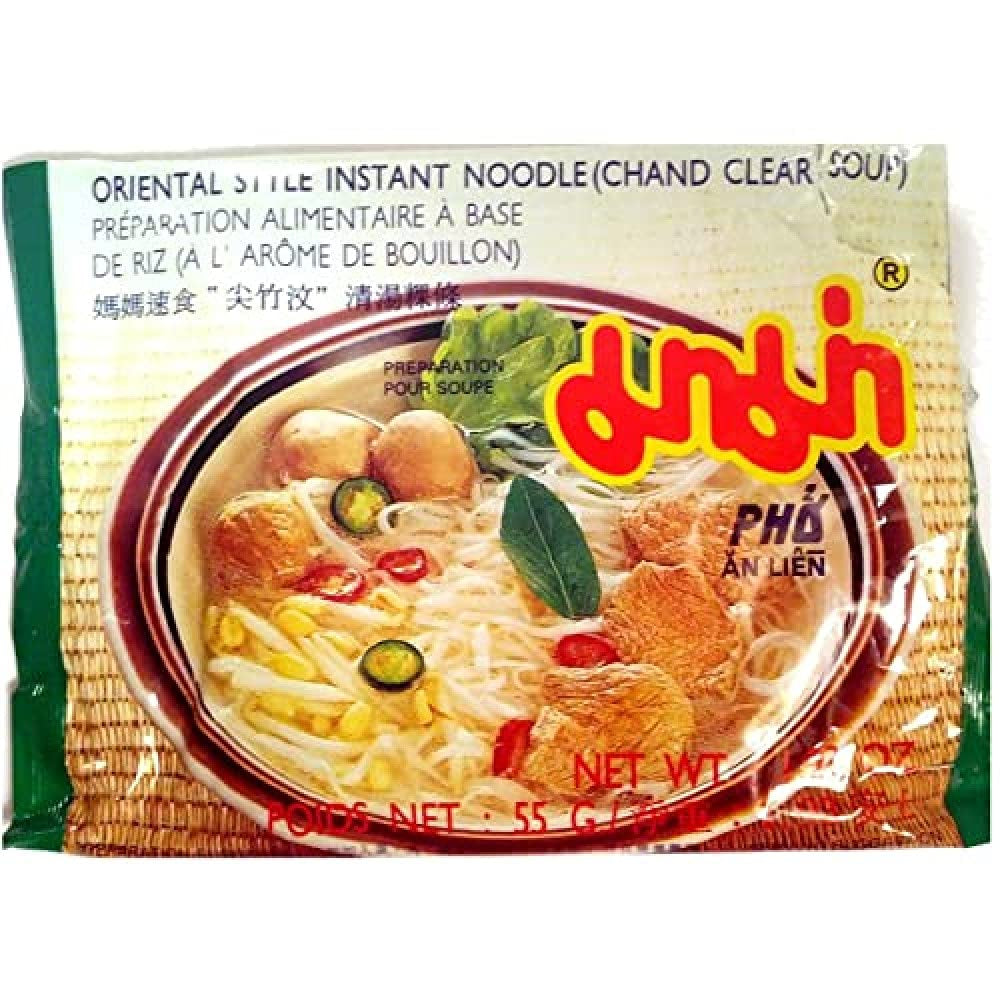 MAMA - Zuppa di spaghetti di riso istantanea trasparente, confezione da 30 (30 x 55 g)