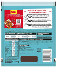 MAGGI Airfryer Pommes Frites - Paprika, confezione 1er (1 x 34g)