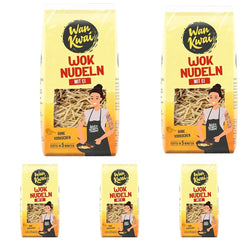 Wan Kwai Wok Noodles 250g: prelibatezze fritte con vere uova, preparate in un attimo per deliziosi pasti in padella. Semplice, gustoso, asiatico! (Confezione da 5)