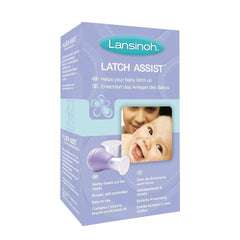 Lansinoh Latch Assist Capezzolo Everter con custodia per mamme che allattano, offre la correzione temporanea di capezzoli piatti o introflessi, coni di 2 dimensioni all'interno della confezione e custodia igienica Accessori per l'allattamento al seno Bebe Naty Shop Latch Assist