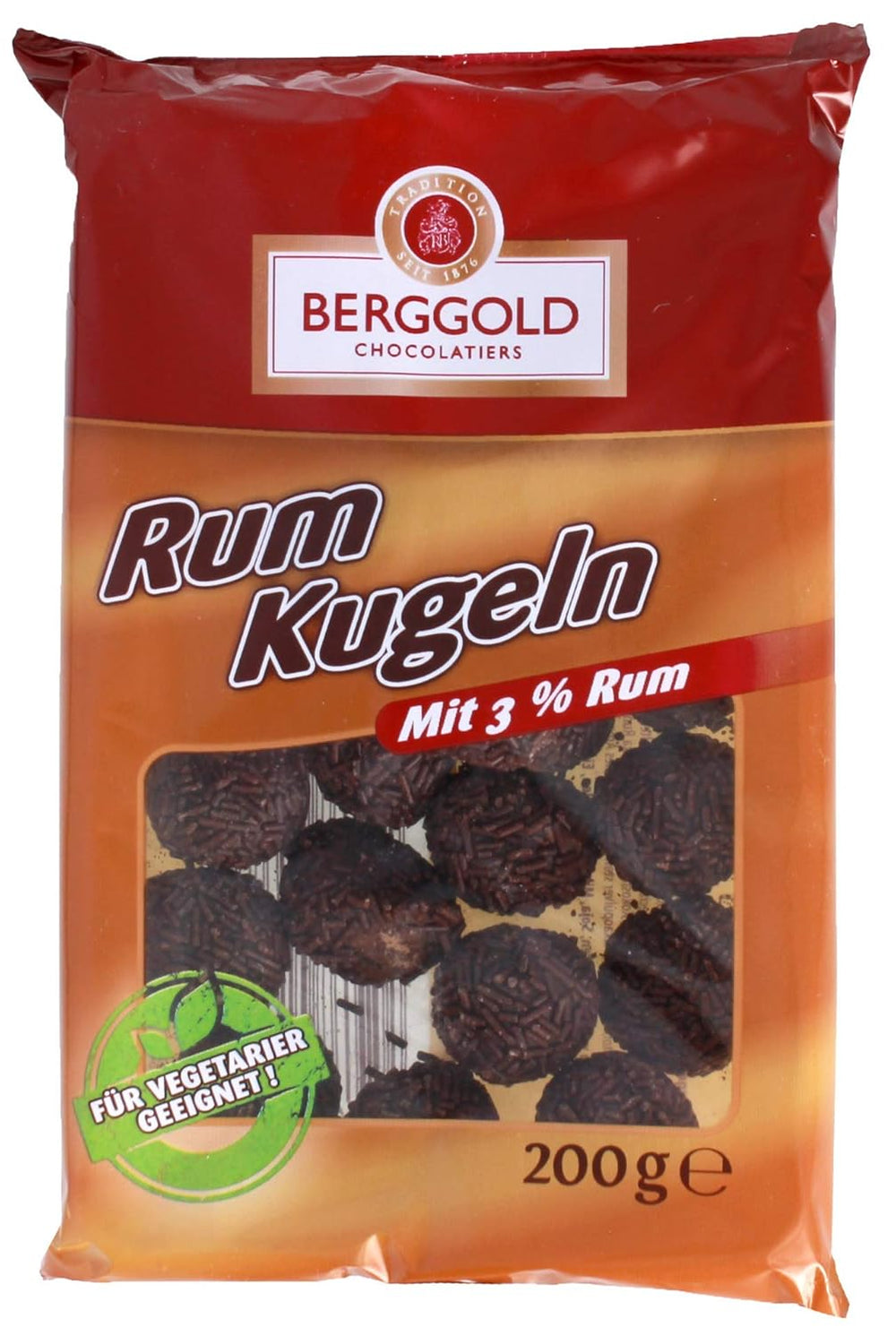 Palline al rum con cioccolato speciale, Palline al rum 200g