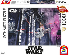 Schmidt Spiele 58429 Thomas Kinkade, Star Wars, pe fugă, puzzle jigsaw 1000 piese Puzzle Naty Shop Titlu implicit