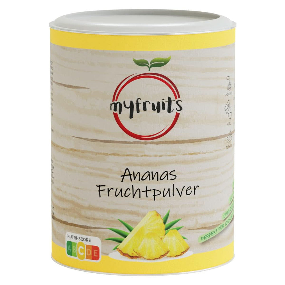 Polvere di frutta ananas Myfruits 500 grammi Aromas Naty Shop