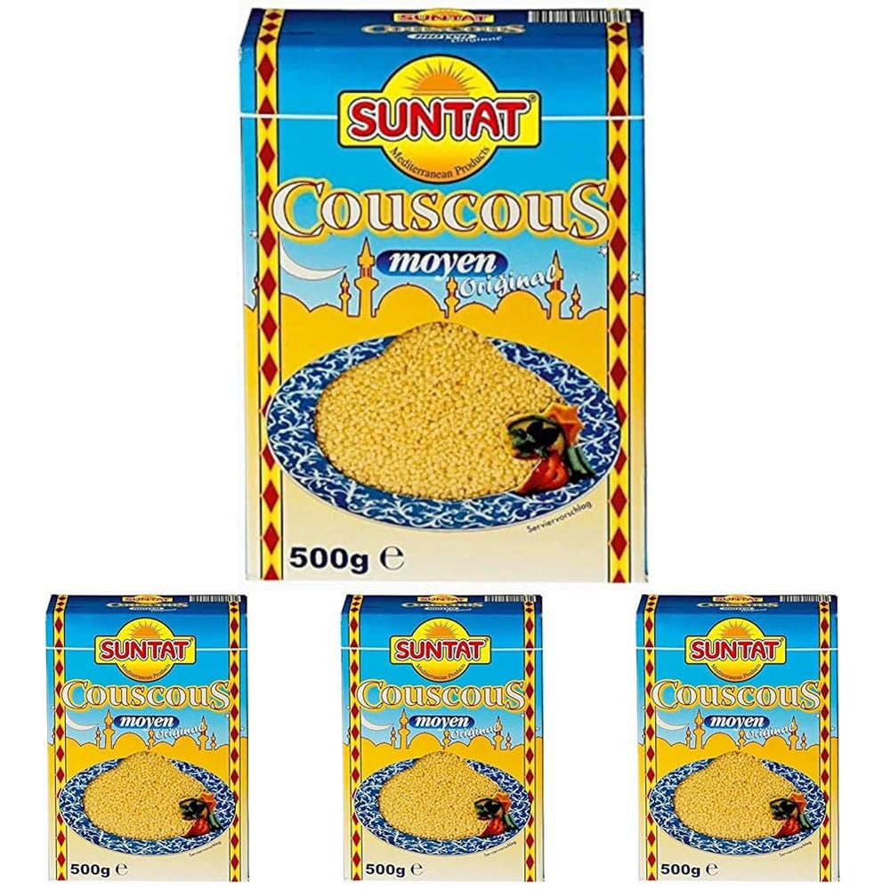 Couscous Moyen Original, 0,5 kg (confezione da 4)
