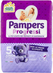 Pannolini Pampers Progressi Maxi 11-25 Kg, Taglia 5 (19Pz) Mamma e Bambino Naty Shop Taglia 5 (19 pezzi)