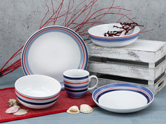 Creatable, 22901, Serie Allround - COAST LINE, 10-Teiliges Geschirrset, Kombiservice Aus Porzellan, Spülmaschinen- Und Mikrowellengeeignet, Made in Europe Seturi vesela masa Naty Shop