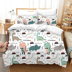 Biancheria da letto per bambini, Biancheria da letto Dinosauro - bambini Naty Shop