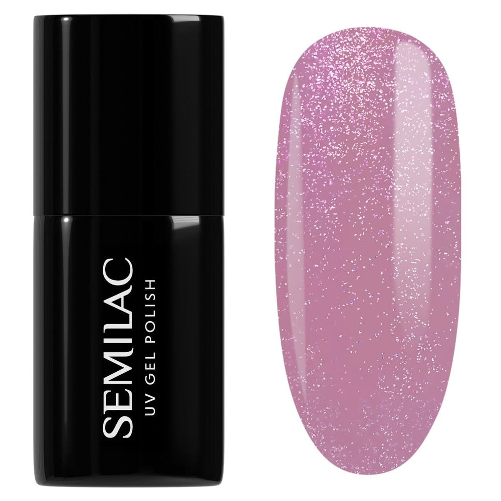Smalto UV Semilac Hybrid 319 Shimmer Dust Pink 7ml