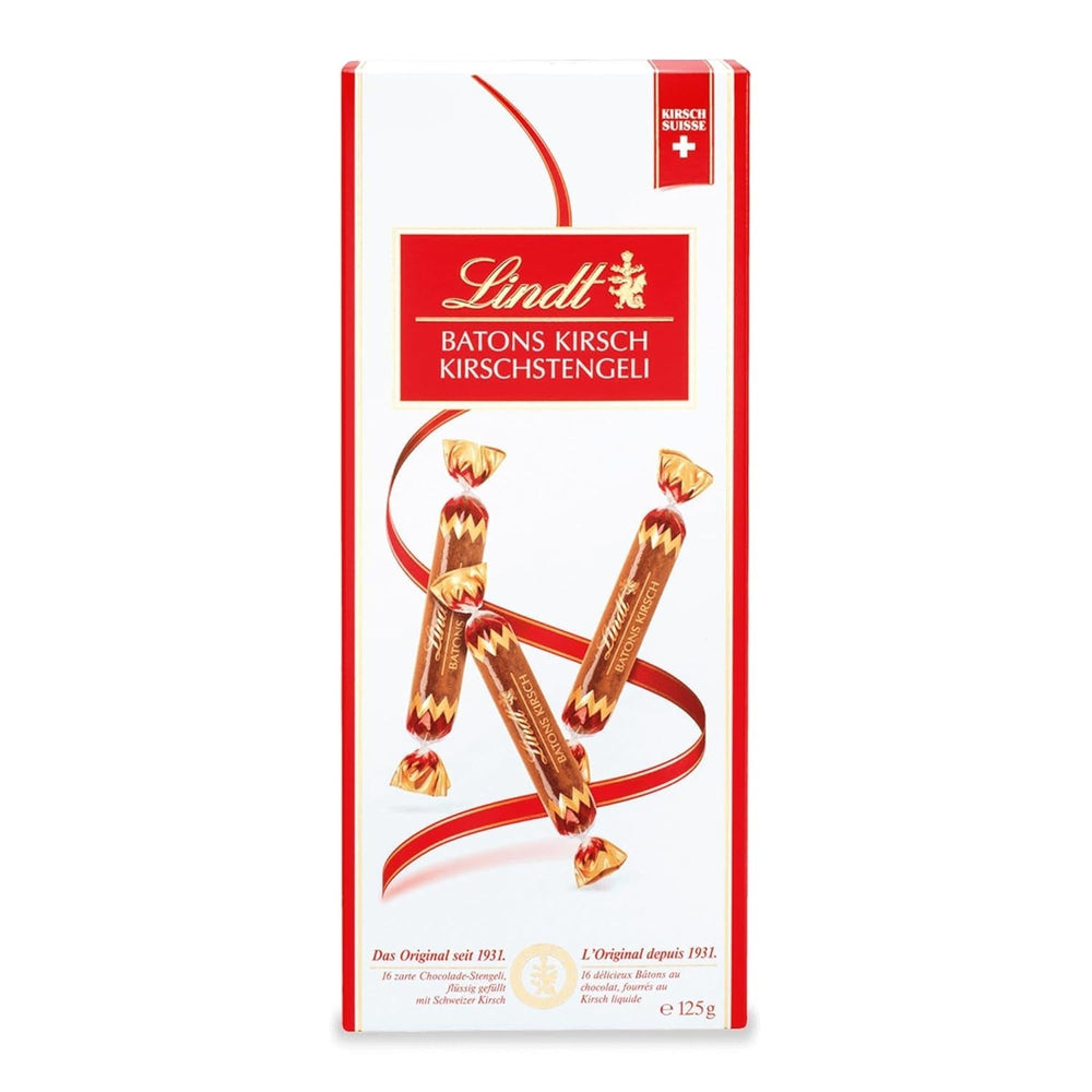 Lindt cu lichior de cireșe,cadou de ciocolată cu alcool Naty Shop 125 grame Lichior de cirese