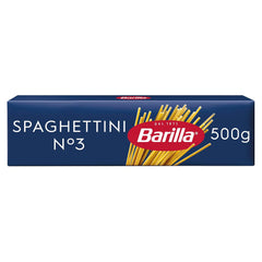 Pasta Barilla Classica Spaghettini n. 3 semole di grano duro di alta qualità, sempre al dente (1 x 500 g)