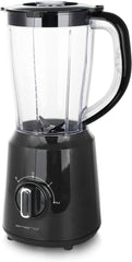 Emerio Standmixer BPA Frei Crush Ice Funktion 1.5L Behälter 2 Geschwindigkeiten + Pulse Funktion Messereinheit Aus Edelstahl Sicherheitsschalter Geschirrspülgeeignet 500 Watt BL-12816.8 Schwarz Bucatarie Naty Shop