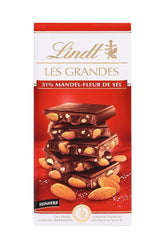 Lindt, Mandorle salate e pezzetti di mandorle caramellate in finissimo cioccolato fondente, 150 grammi Cioccolatini Naty Shop Default Title