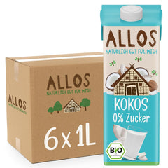Allos Mandeldrink Senza Zucchero Mandel Natur Vegan Lattosio 1L
