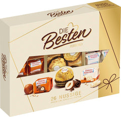 Ferrero The Best Nut Edition - Regalo di cioccolato per lui e per lei con 3 assortimenti premium