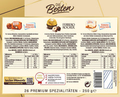 Ferrero The Best Nut Edition - Regalo di cioccolato per lui e per lei con 3 assortimenti premium