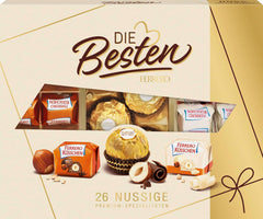 Ferrero The Best Nut Edition - Regalo di cioccolato per lui e per lei con 3 assortimenti premium
