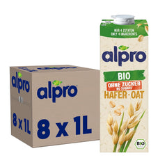 Alpro Bio Haferdrink Senza Zucchero - Bevanda vegetale con avena