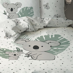 Set biancheria da letto per bambini, Koala o Unicorno, 100% cotone Biancheria da letto - bambini Naty Shop