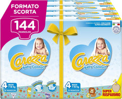 Baby Comfort Maxi | Taglia 4 (7-18 kg) | 144 pannolini