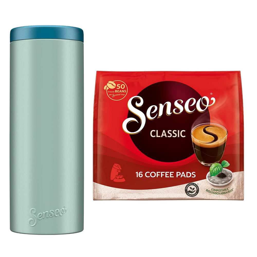 Pads Classic, 10 x 16 Getränke, 160 Kaffee Pods, inklusive Pad Dose
