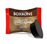 Caffè Borbone Don Carlo, Rote Mischung - 50 Kapseln - Kompatibel mit Lavazza®* A Modo Mio®* Haushalts-Espressomaschinen