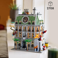 LEGO Marvel Sanctum Sanctorum Set di edifici modulari a 3 piani con minifigure di Doctor Strange e Iron Man Avengers: Endgame Toy House Fan Collectible Great Room Decor 76218 Building Sets Besuche den LEGO-Store