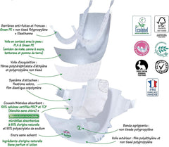 Love & Green, Pannolini per neonati, ipoallergenici, taglia 6 (34 unità) Mamma e Bambino Naty Shop
