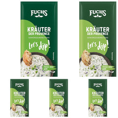 Fuchs Gewürze - Immergiamoci! Kräuter der Provence Gewürzzubereitung, Gewürz für Kräuterquarkdip, 7,5 g nella busta