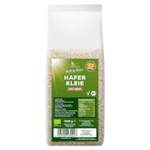 Tărâțe de ovăz organice biozentrale 1 kg | Pachet avantajos | Sursă de proteine bogată în fibre | Natural vegan | Din agricultura UE | Conținut scăzut de zahăr