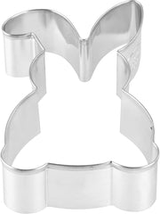 Formă de biscuiți Dr. Oetker „Iepure mare în picioare”, formă de biscuiți și fursecuri din seria „Paștele auriu” (culoare: argintiu), cantitate: 1 bucată